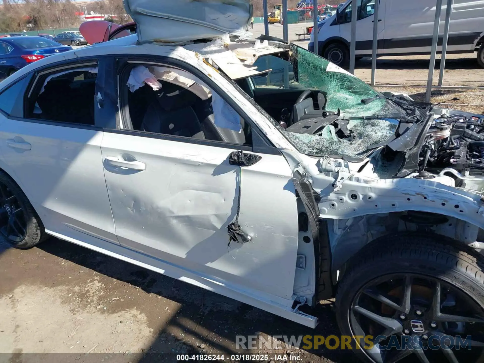 18 fotografías del automóvil dañado 2HGFE2F56SH532606 HONDA CIVIC 2025