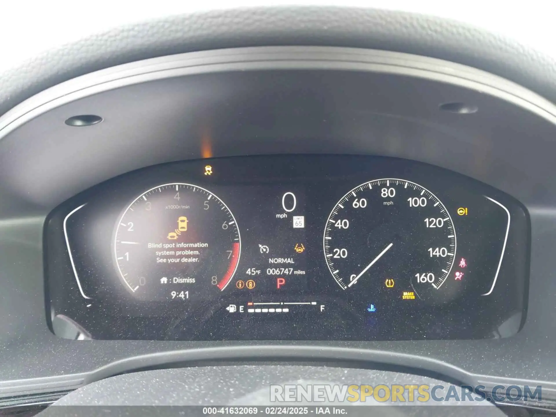 7 fotografías del automóvil dañado 2HGFE2F56SH534078 HONDA CIVIC 2025