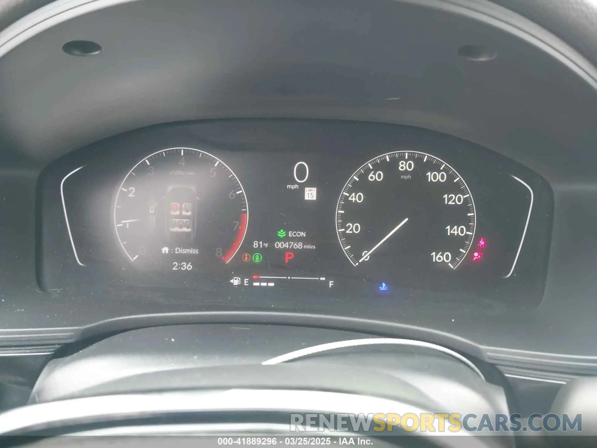 7 fotografías del automóvil dañado 2HGFE2F56SH546313 HONDA CIVIC 2025