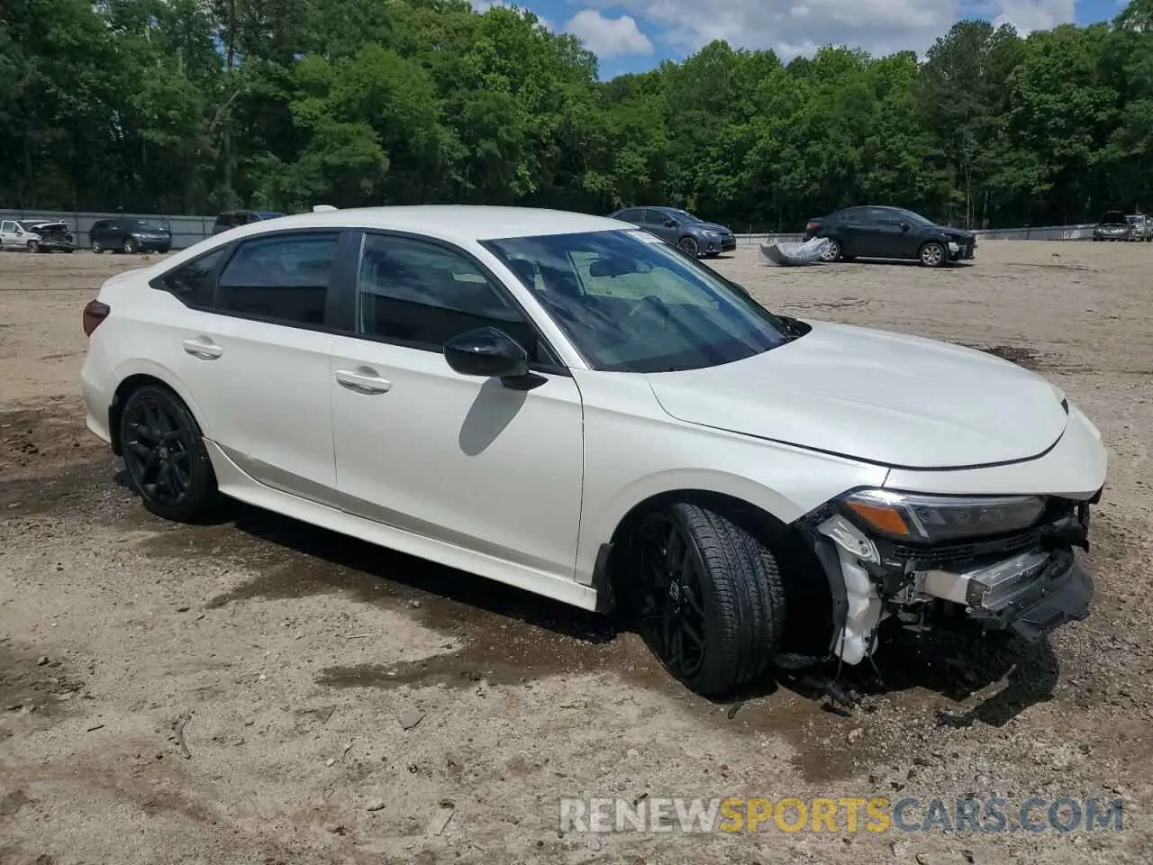 4 fotografías del automóvil dañado 2HGFE2F56SH555884 HONDA CIVIC 2025