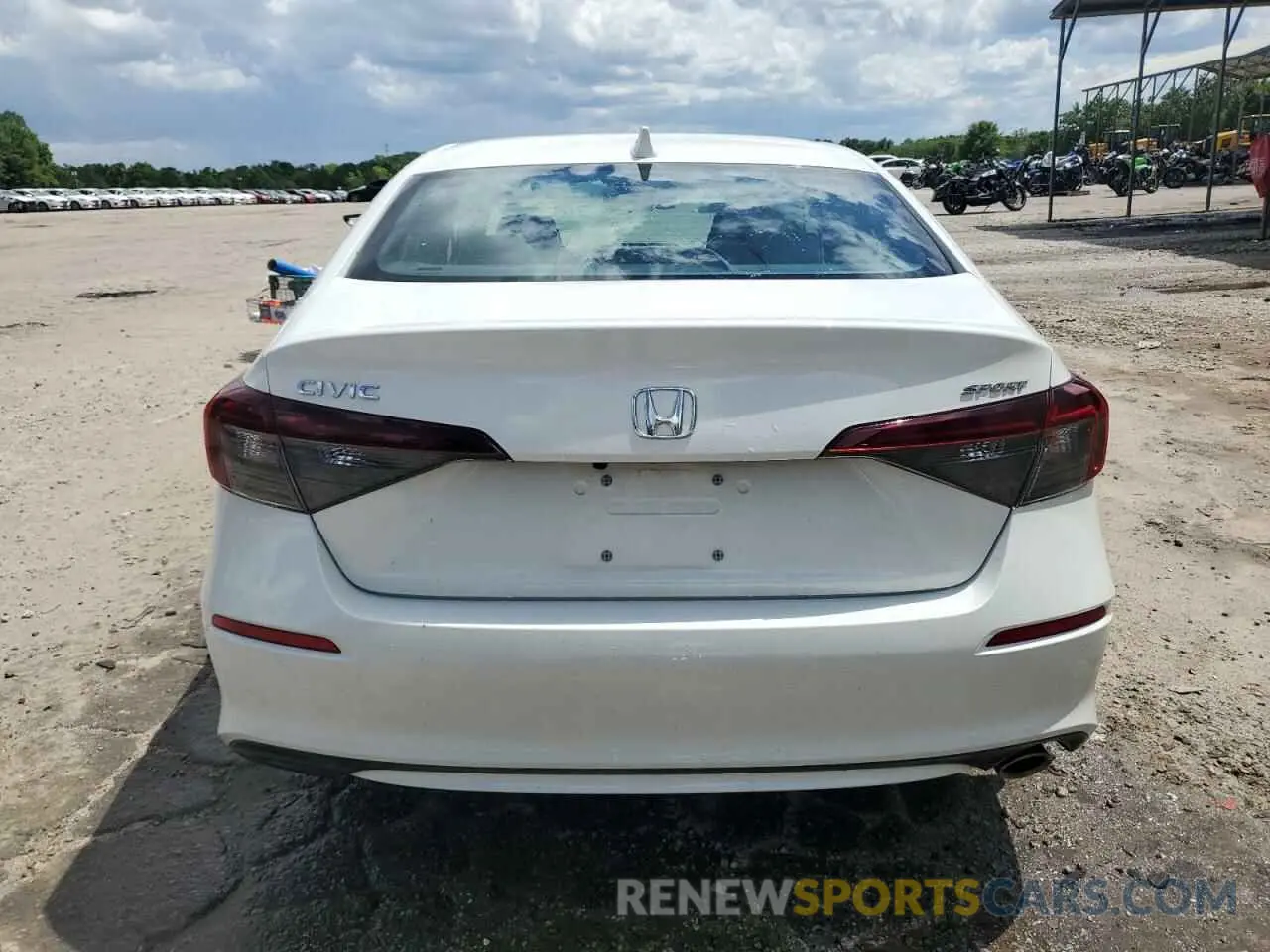 6 fotografías del automóvil dañado 2HGFE2F56SH555884 HONDA CIVIC 2025