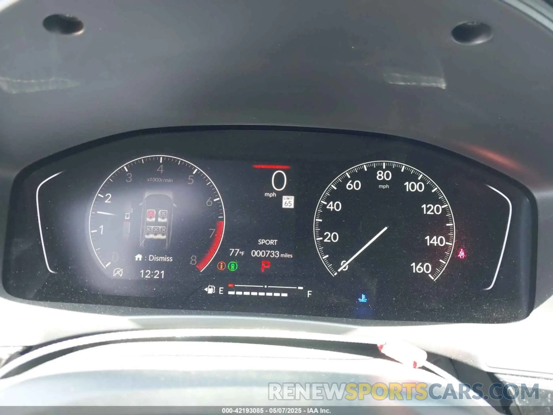 7 fotografías del automóvil dañado 2HGFE2F56SH559594 HONDA CIVIC 2025