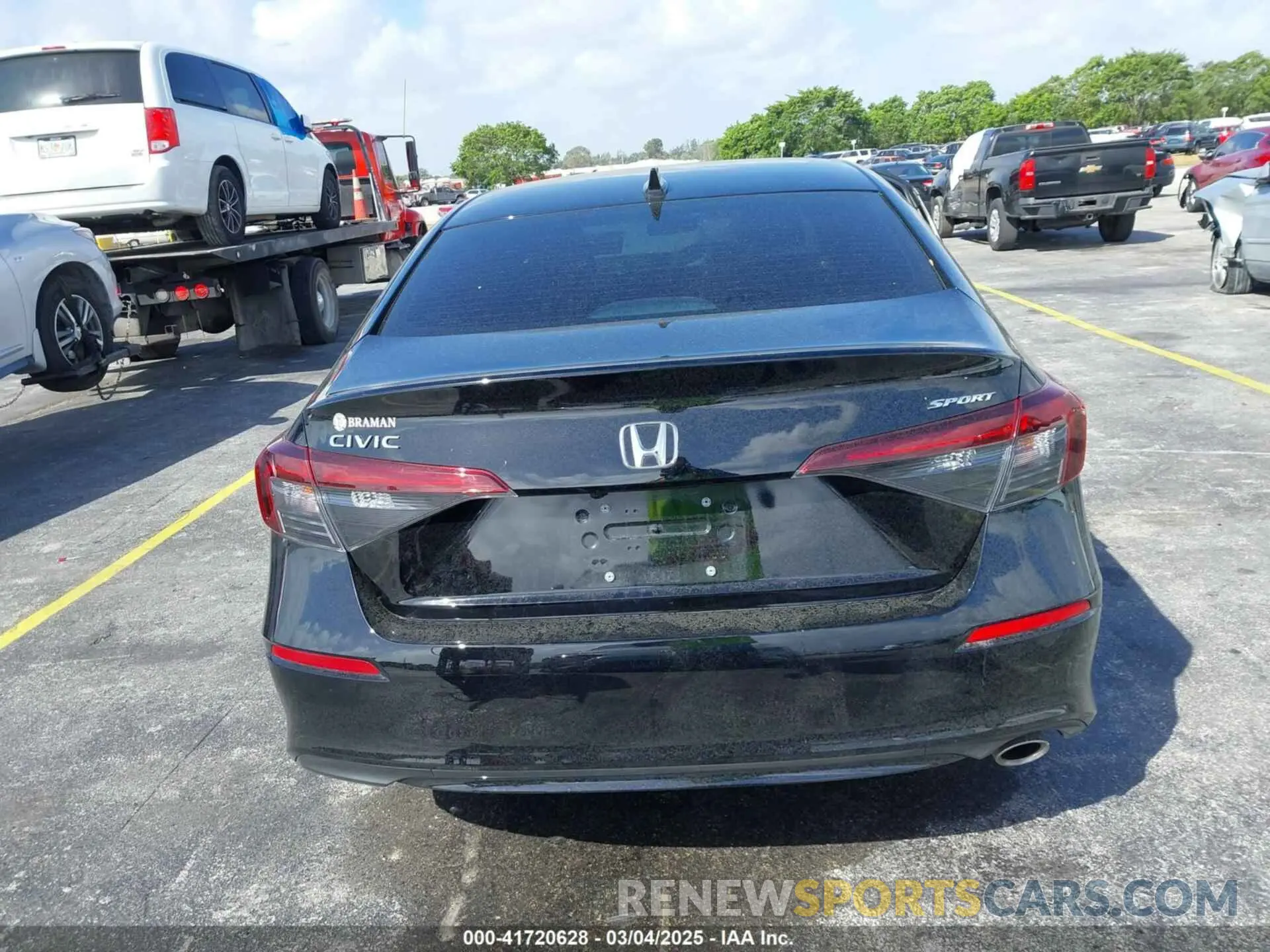 16 fotografías del automóvil dañado 2HGFE2F56SH569638 HONDA CIVIC 2025