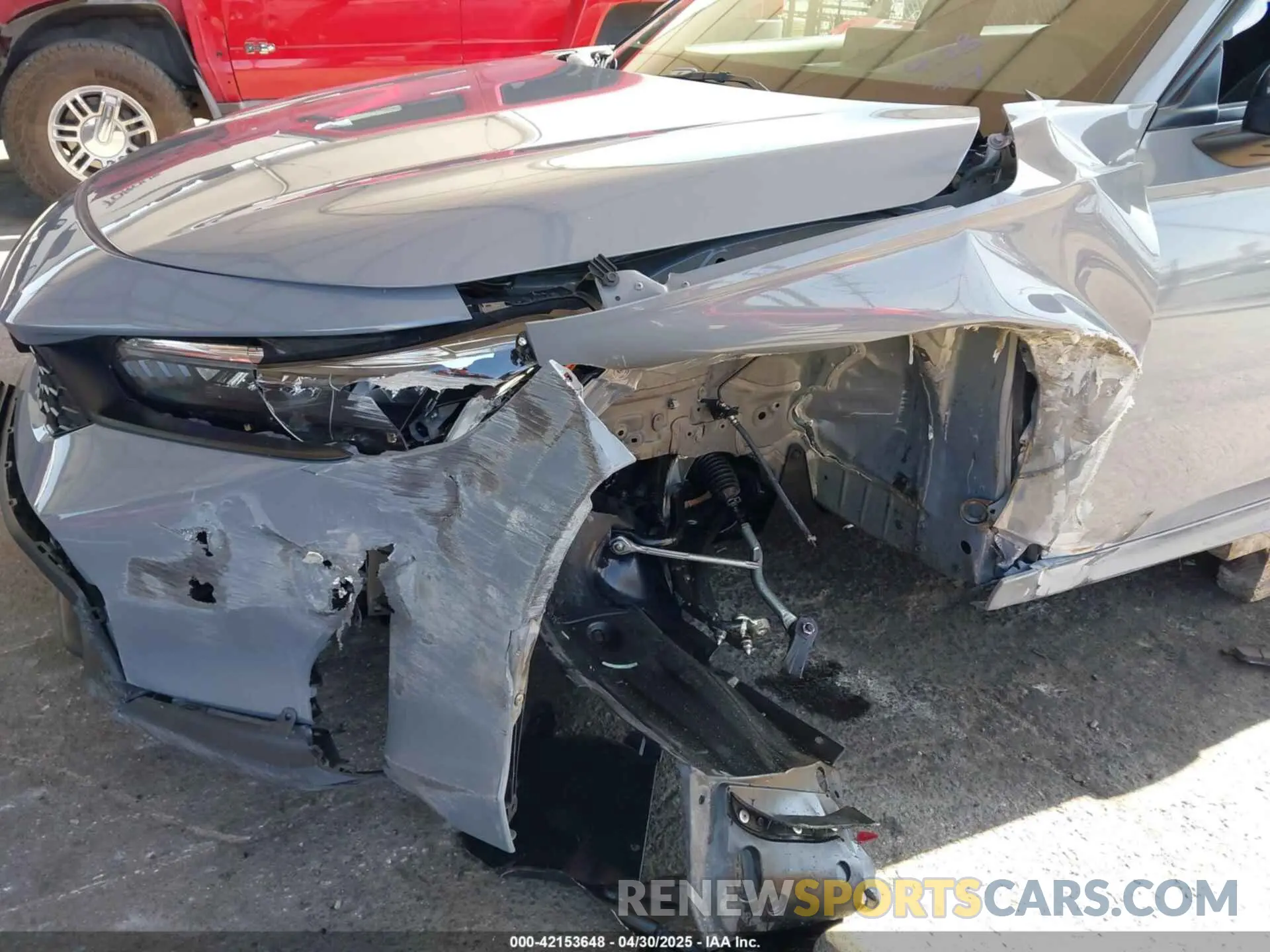 6 fotografías del automóvil dañado 2HGFE2F57SH504703 HONDA CIVIC 2025