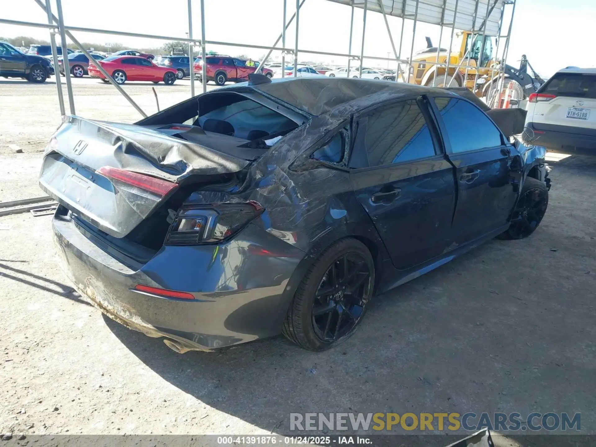 4 fotografías del automóvil dañado 2HGFE2F57SH504877 HONDA CIVIC 2025