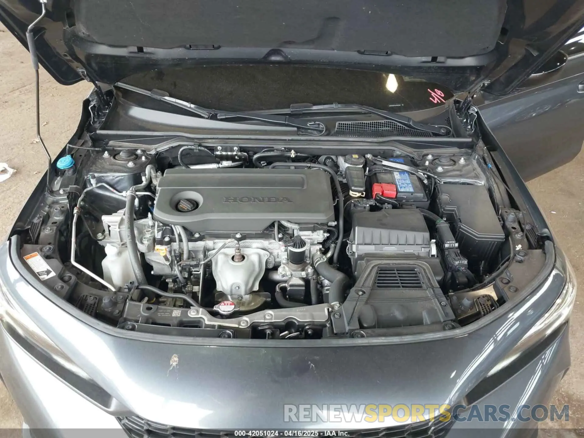 10 fotografías del automóvil dañado 2HGFE2F57SH524448 HONDA CIVIC 2025