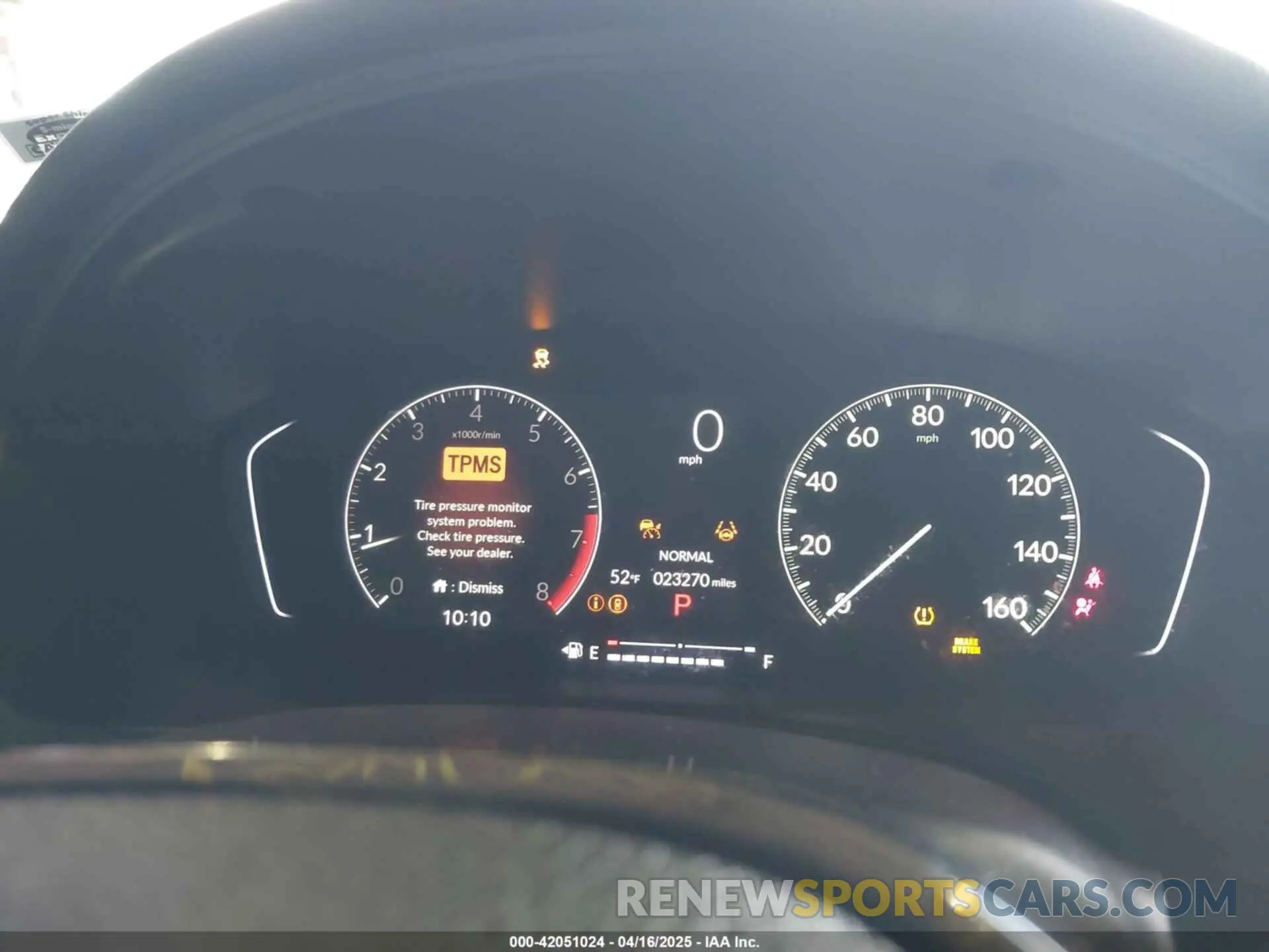 7 fotografías del automóvil dañado 2HGFE2F57SH524448 HONDA CIVIC 2025