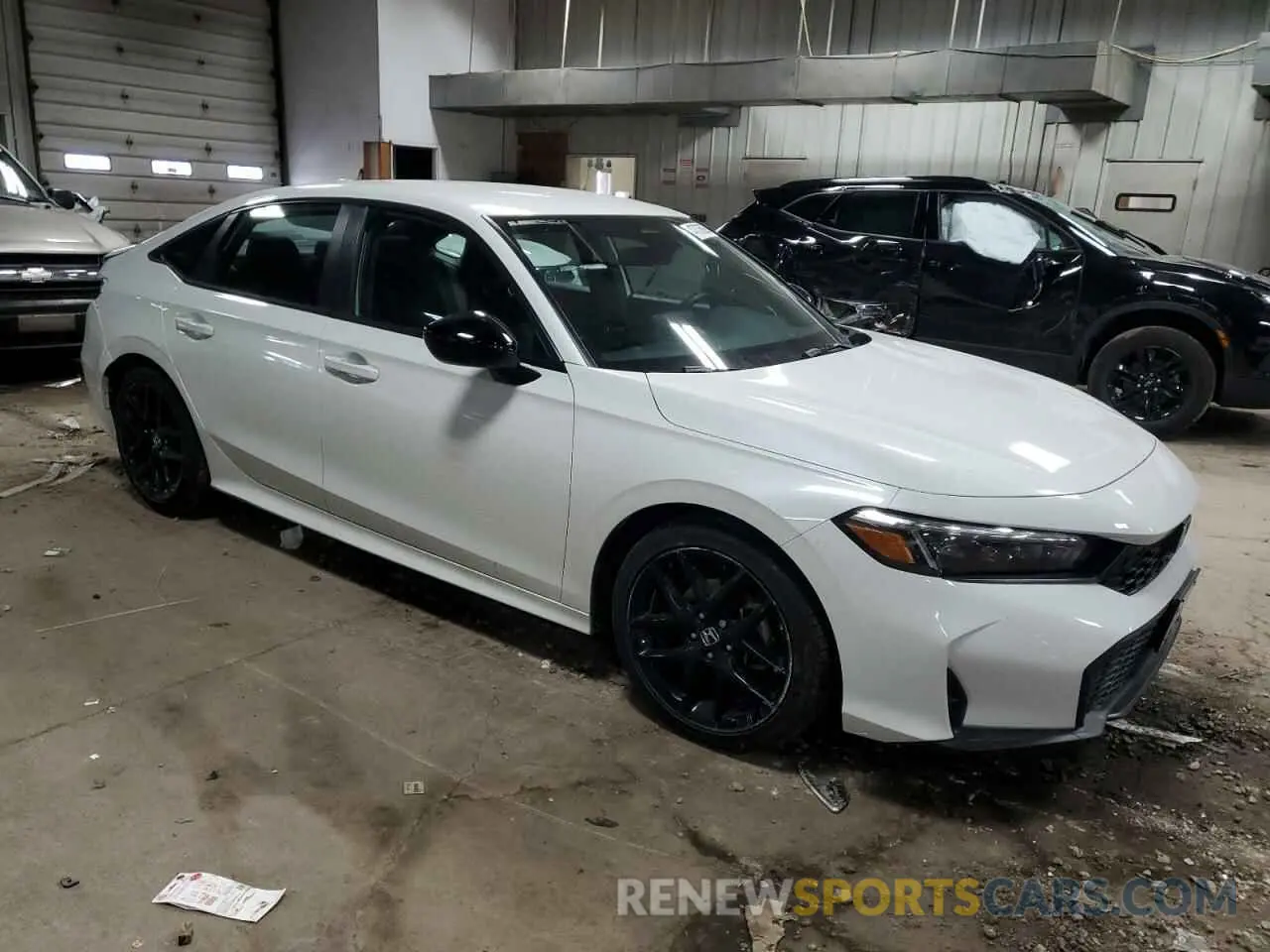 4 fotografías del automóvil dañado 2HGFE2F57SH529004 HONDA CIVIC 2025