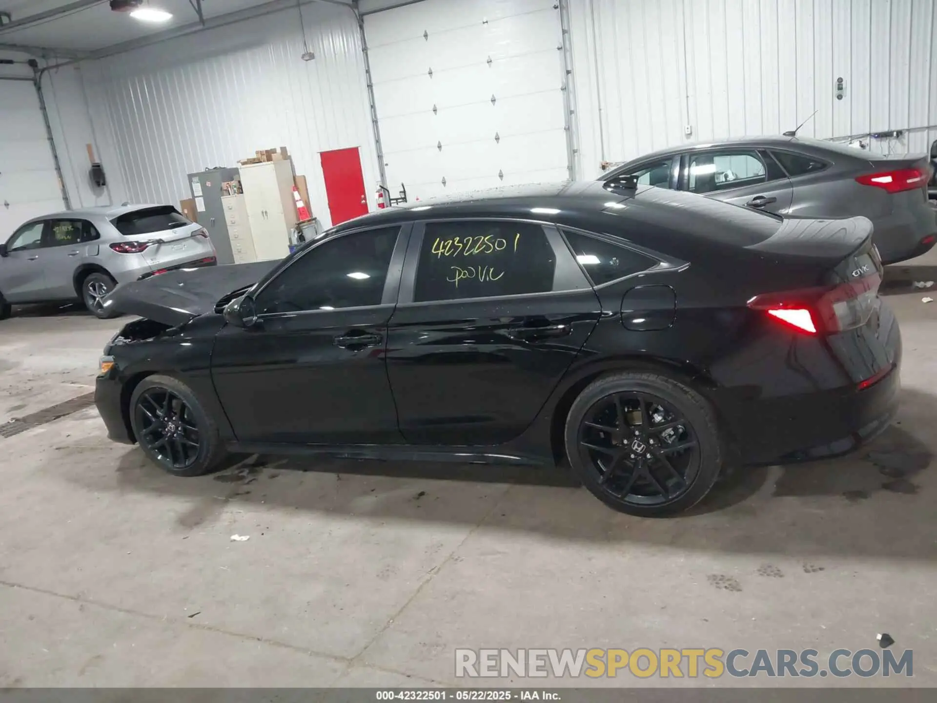 14 fotografías del automóvil dañado 2HGFE2F57SH551598 HONDA CIVIC 2025
