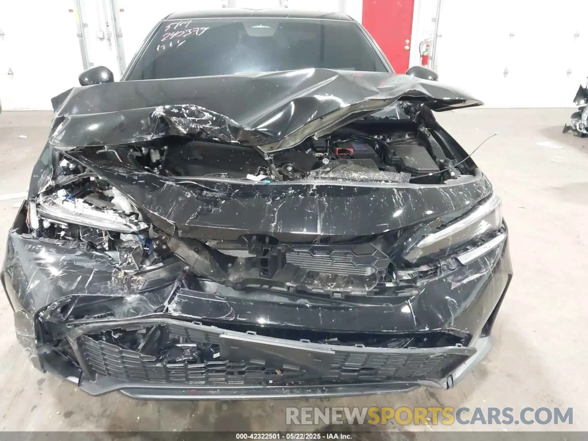 6 fotografías del automóvil dañado 2HGFE2F57SH551598 HONDA CIVIC 2025