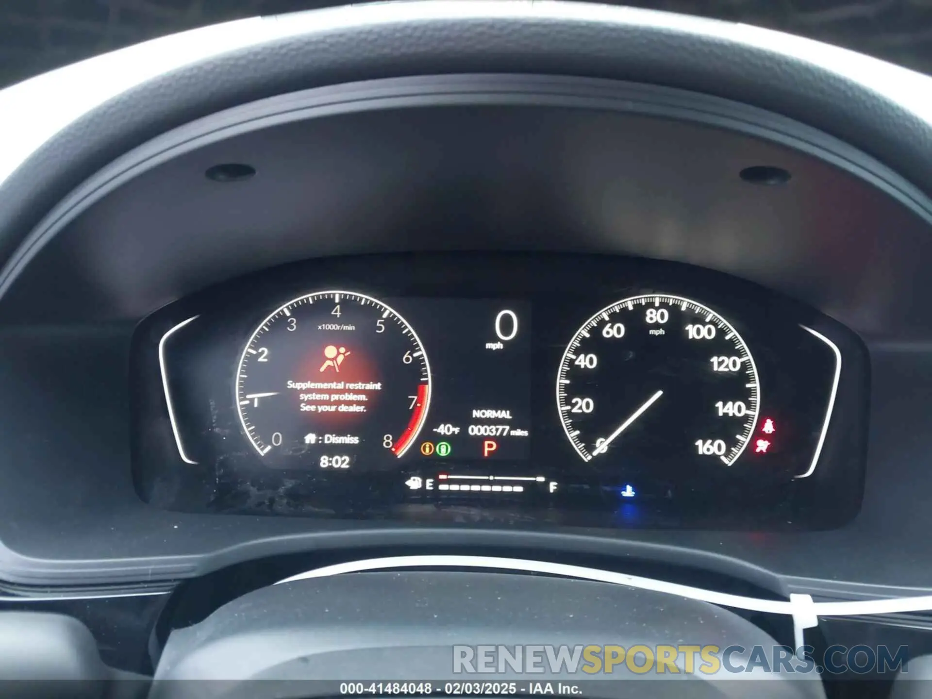 7 fotografías del automóvil dañado 2HGFE2F57SH554243 HONDA CIVIC 2025