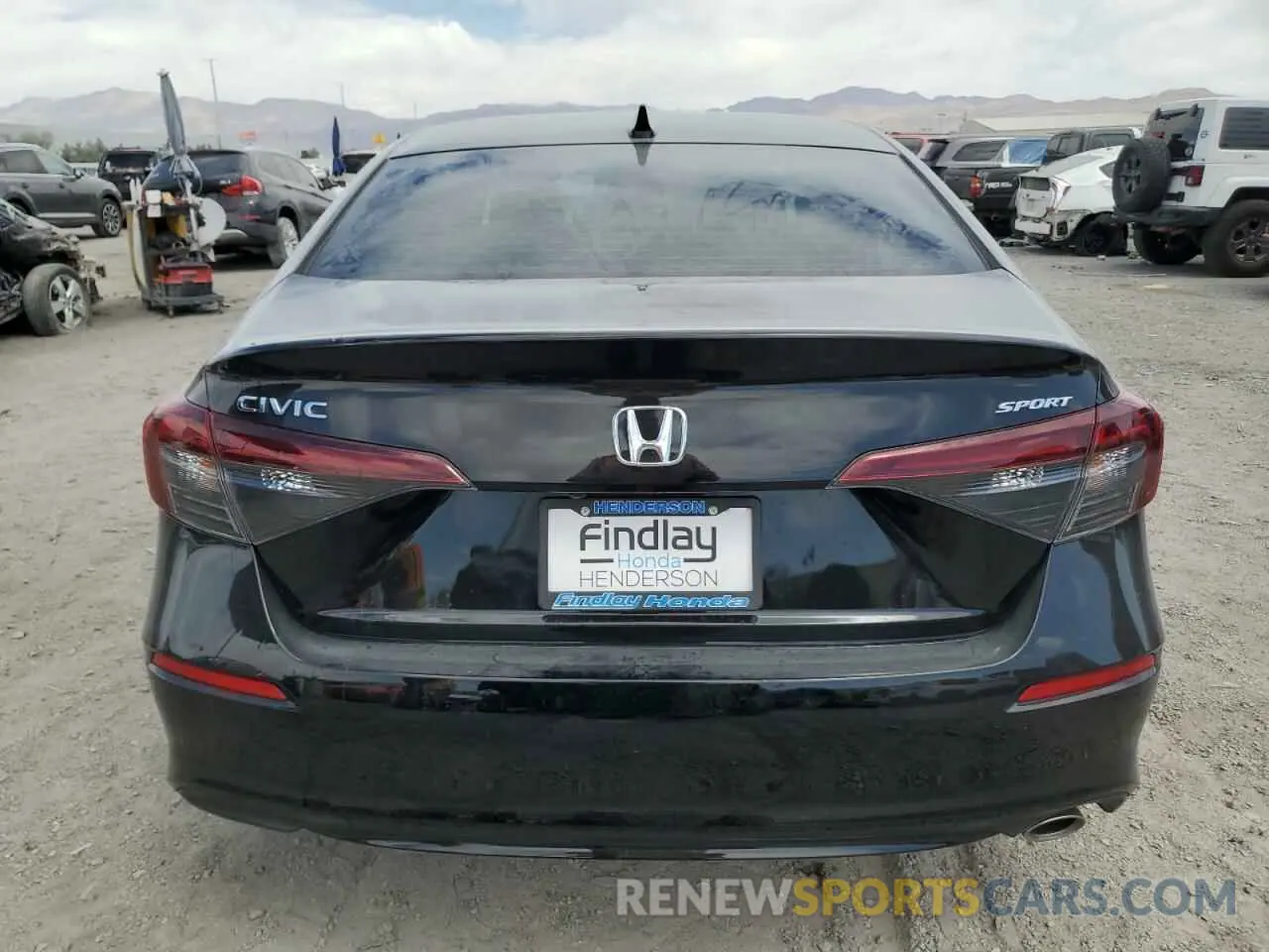 6 fotografías del automóvil dañado 2HGFE2F57SH565582 HONDA CIVIC 2025