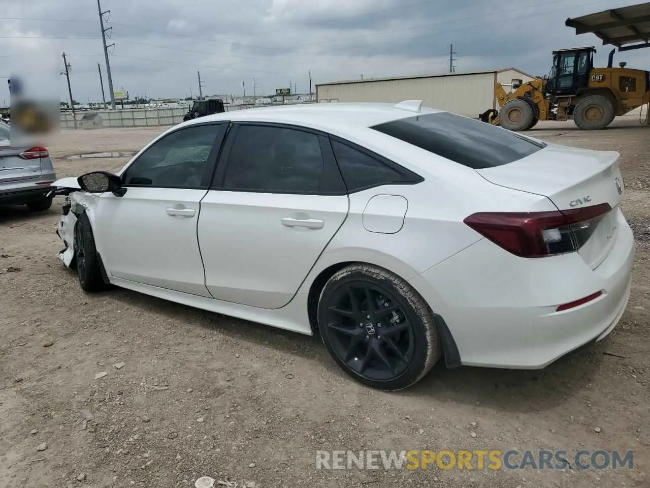 2 fotografías del automóvil dañado 2HGFE2F57SH566392 HONDA CIVIC 2025