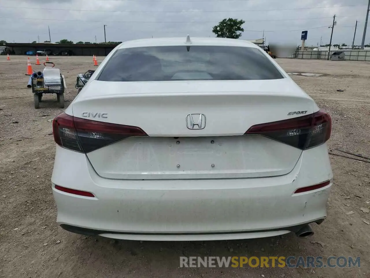 6 fotografías del automóvil dañado 2HGFE2F57SH566392 HONDA CIVIC 2025