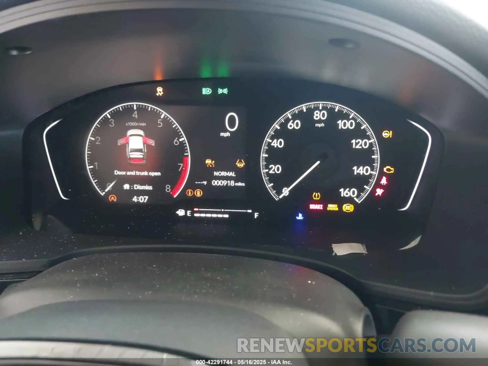 7 fotografías del automóvil dañado 2HGFE2F57SH577845 HONDA CIVIC 2025