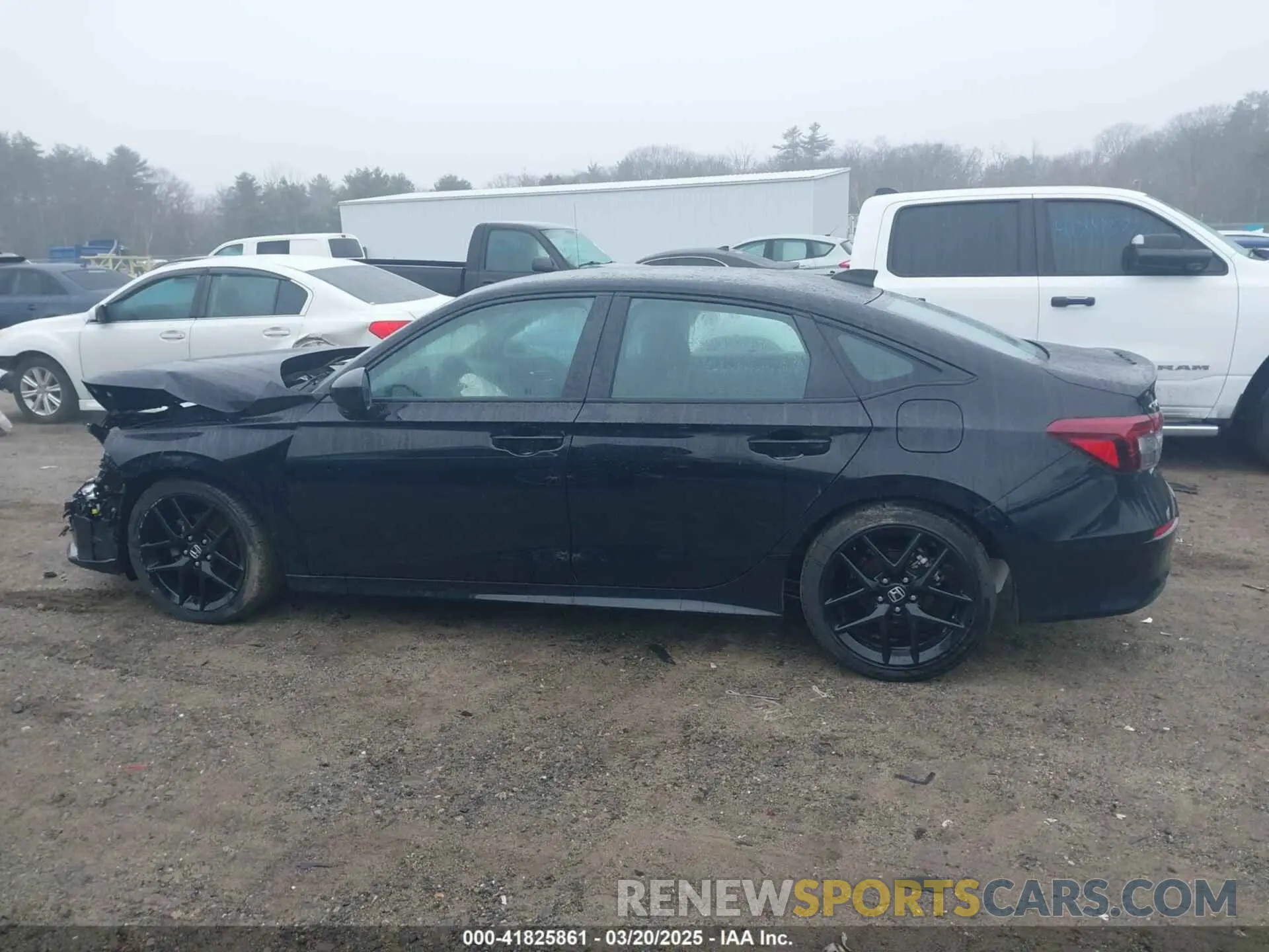 14 fotografías del automóvil dañado 2HGFE2F58SH500434 HONDA CIVIC 2025