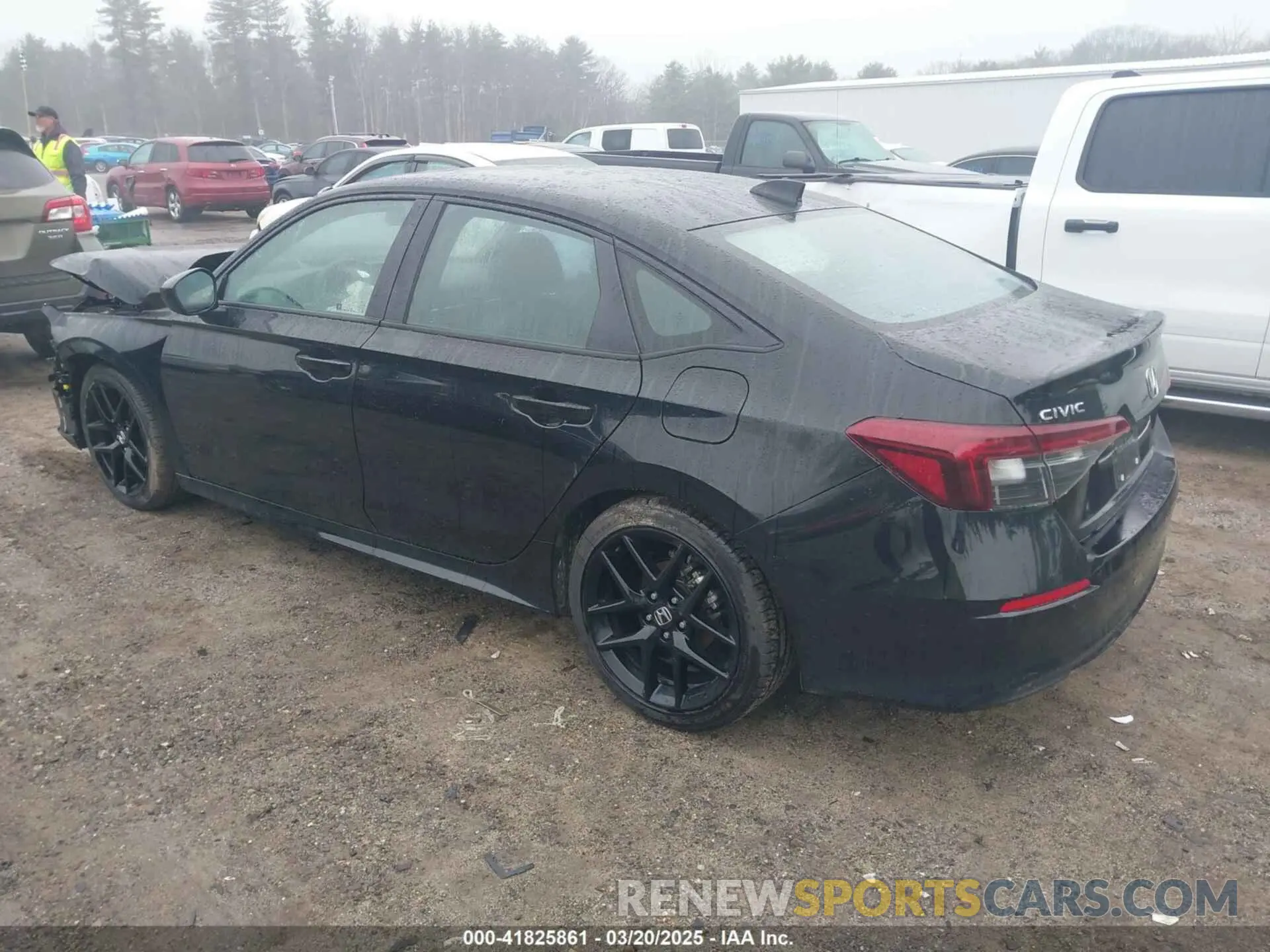 3 fotografías del automóvil dañado 2HGFE2F58SH500434 HONDA CIVIC 2025