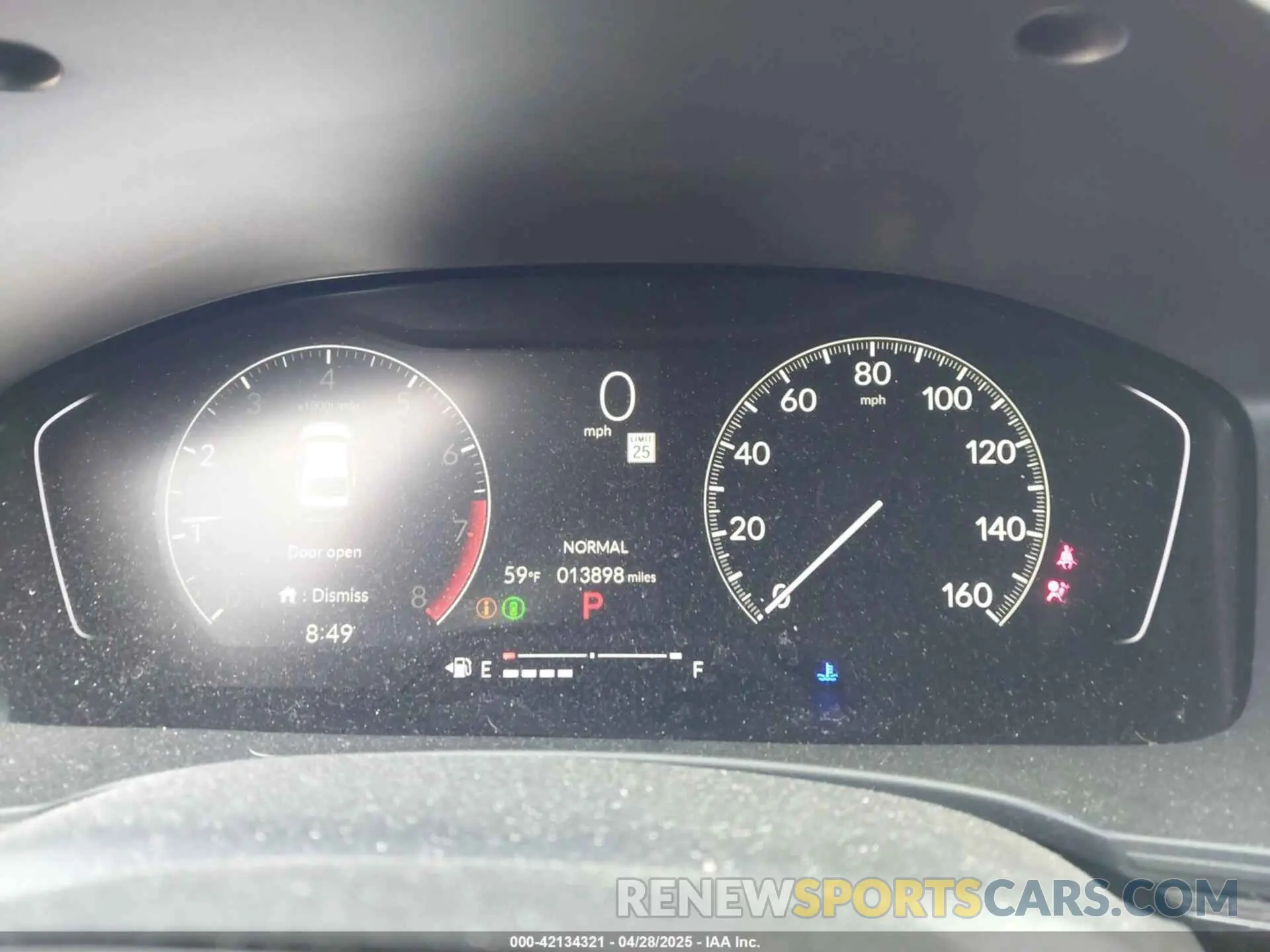 7 fotografías del automóvil dañado 2HGFE2F58SH501230 HONDA CIVIC 2025