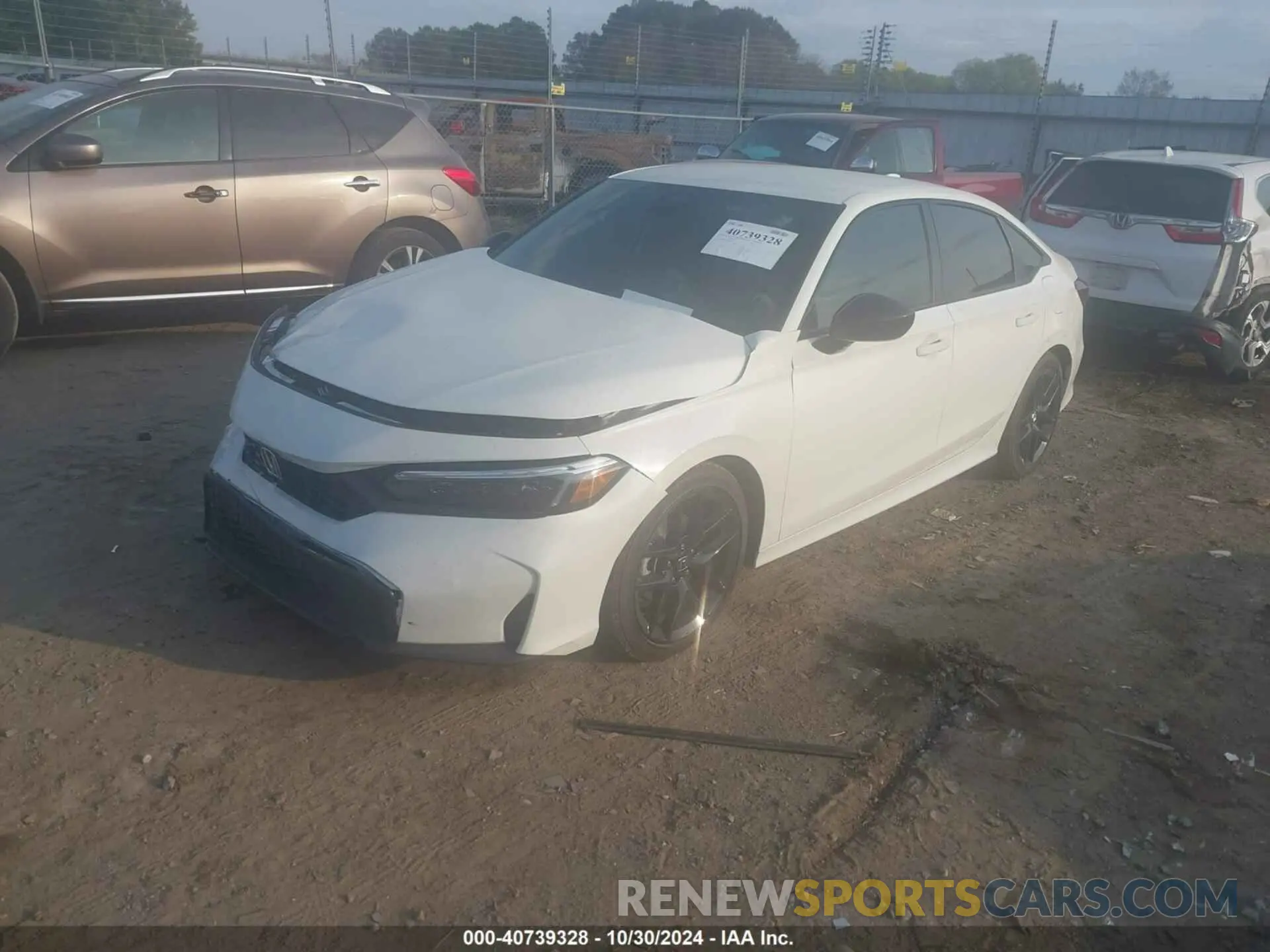 2 fotografías del automóvil dañado 2HGFE2F58SH503687 HONDA CIVIC 2025