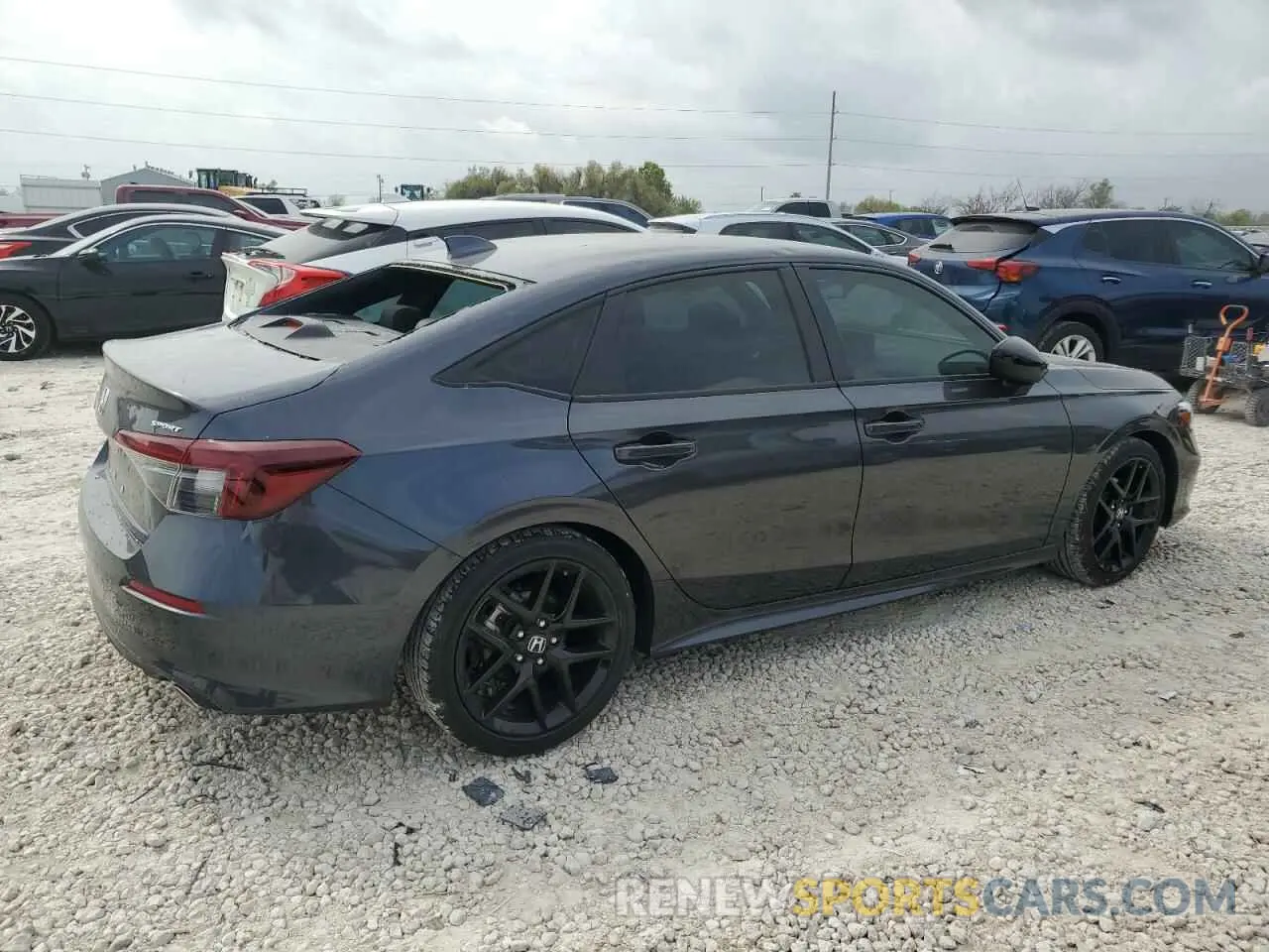 3 fotografías del automóvil dañado 2HGFE2F58SH504628 HONDA CIVIC 2025