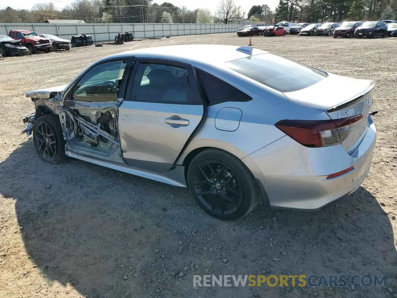 2 fotografías del automóvil dañado 2HGFE2F58SH535233 HONDA CIVIC 2025