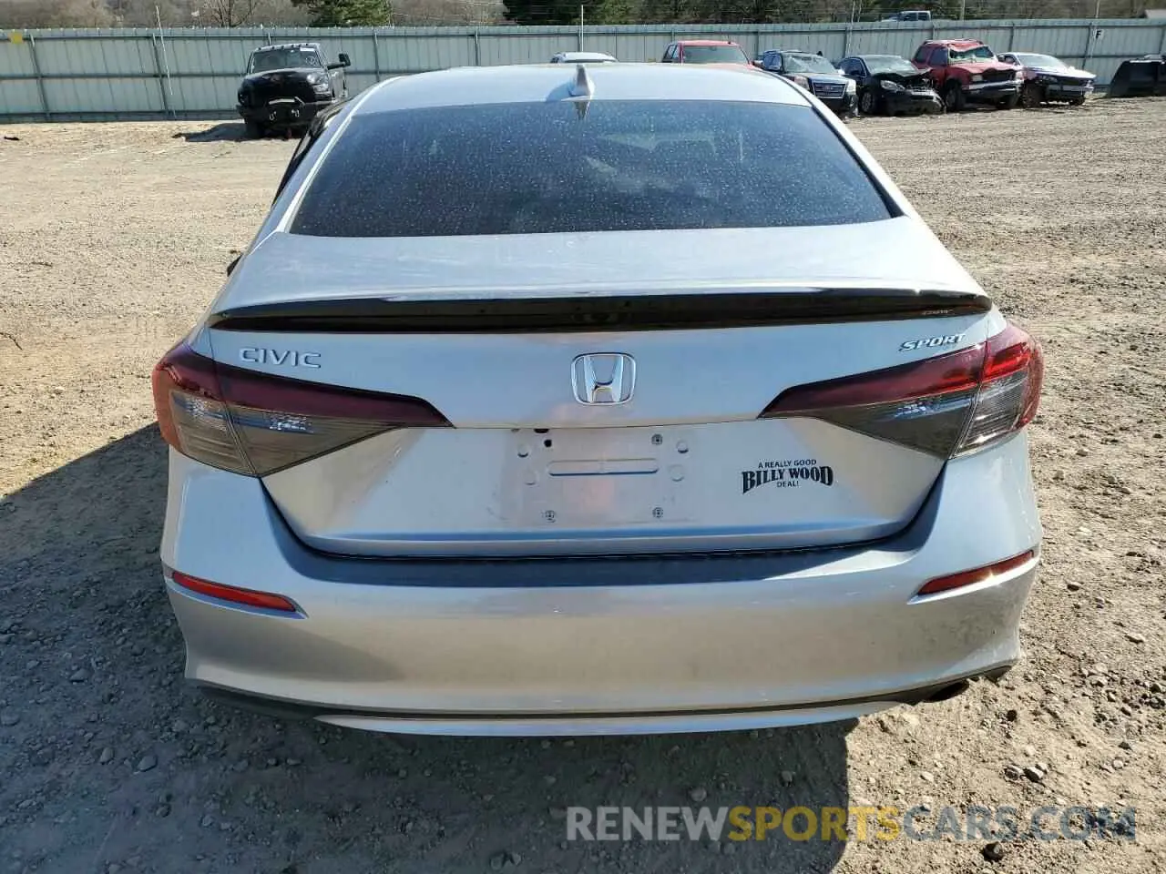 6 fotografías del automóvil dañado 2HGFE2F58SH535233 HONDA CIVIC 2025