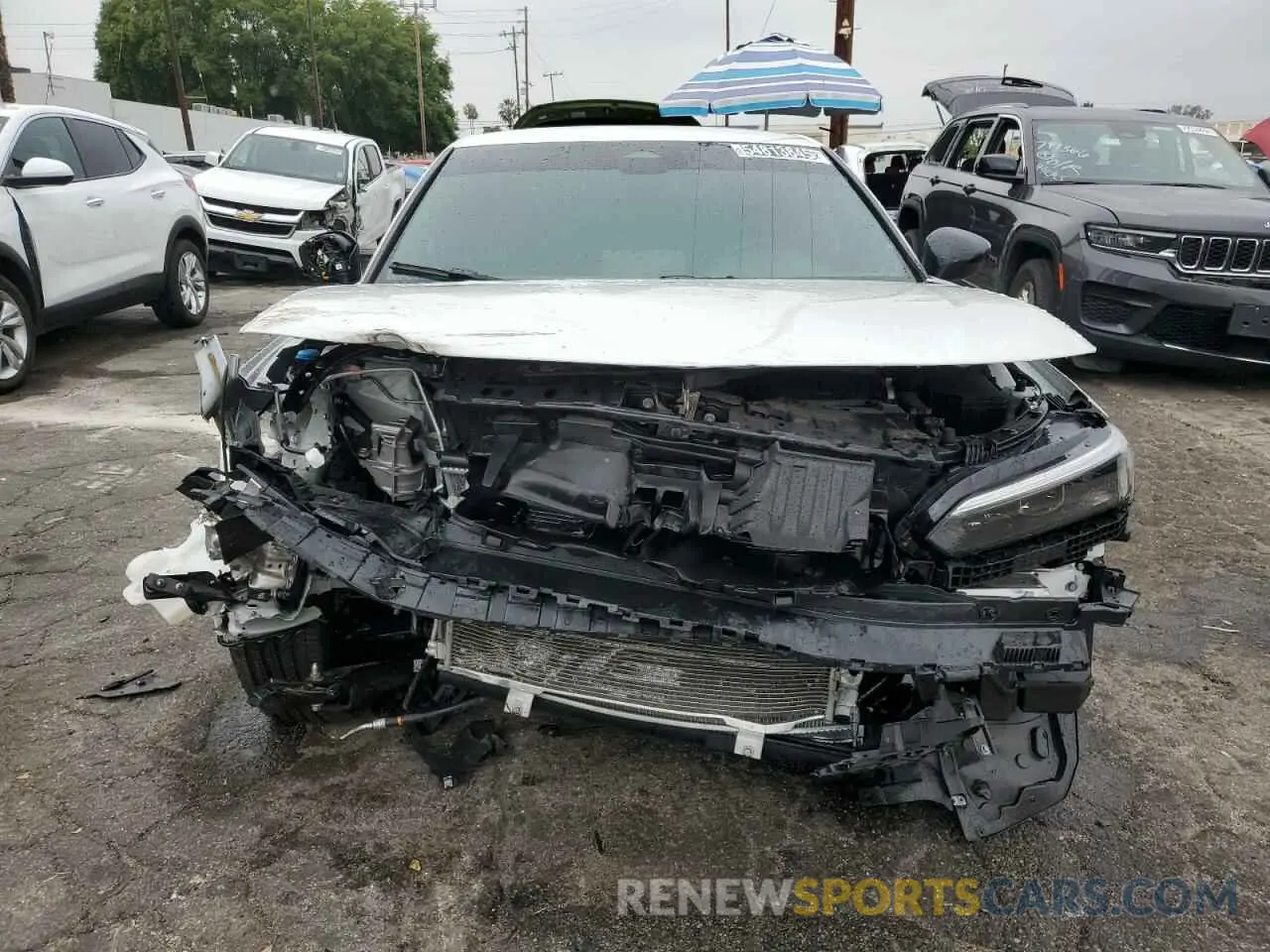 5 fotografías del automóvil dañado 2HGFE2F58SH537807 HONDA CIVIC 2025