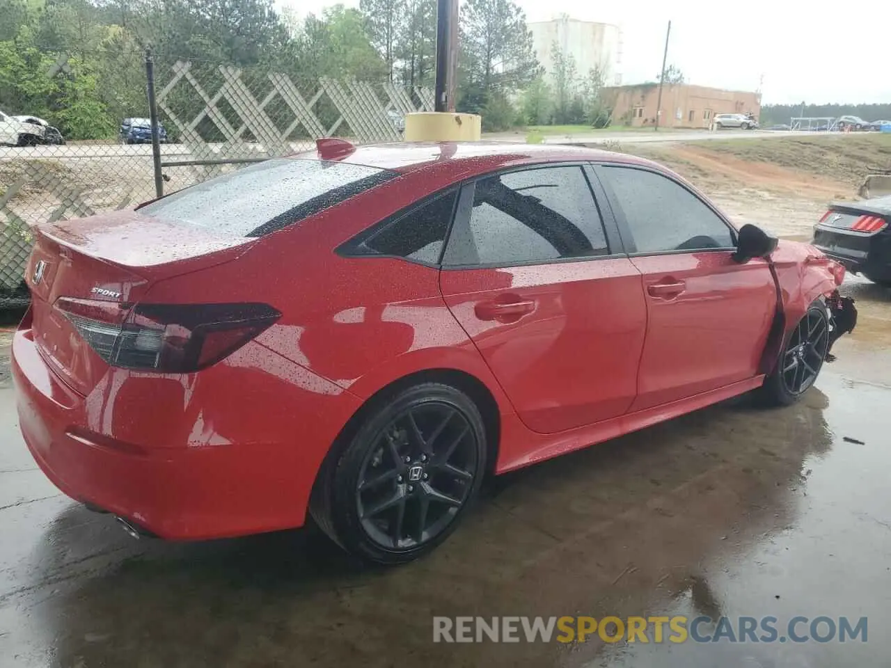 3 fotografías del automóvil dañado 2HGFE2F58SH549763 HONDA CIVIC 2025