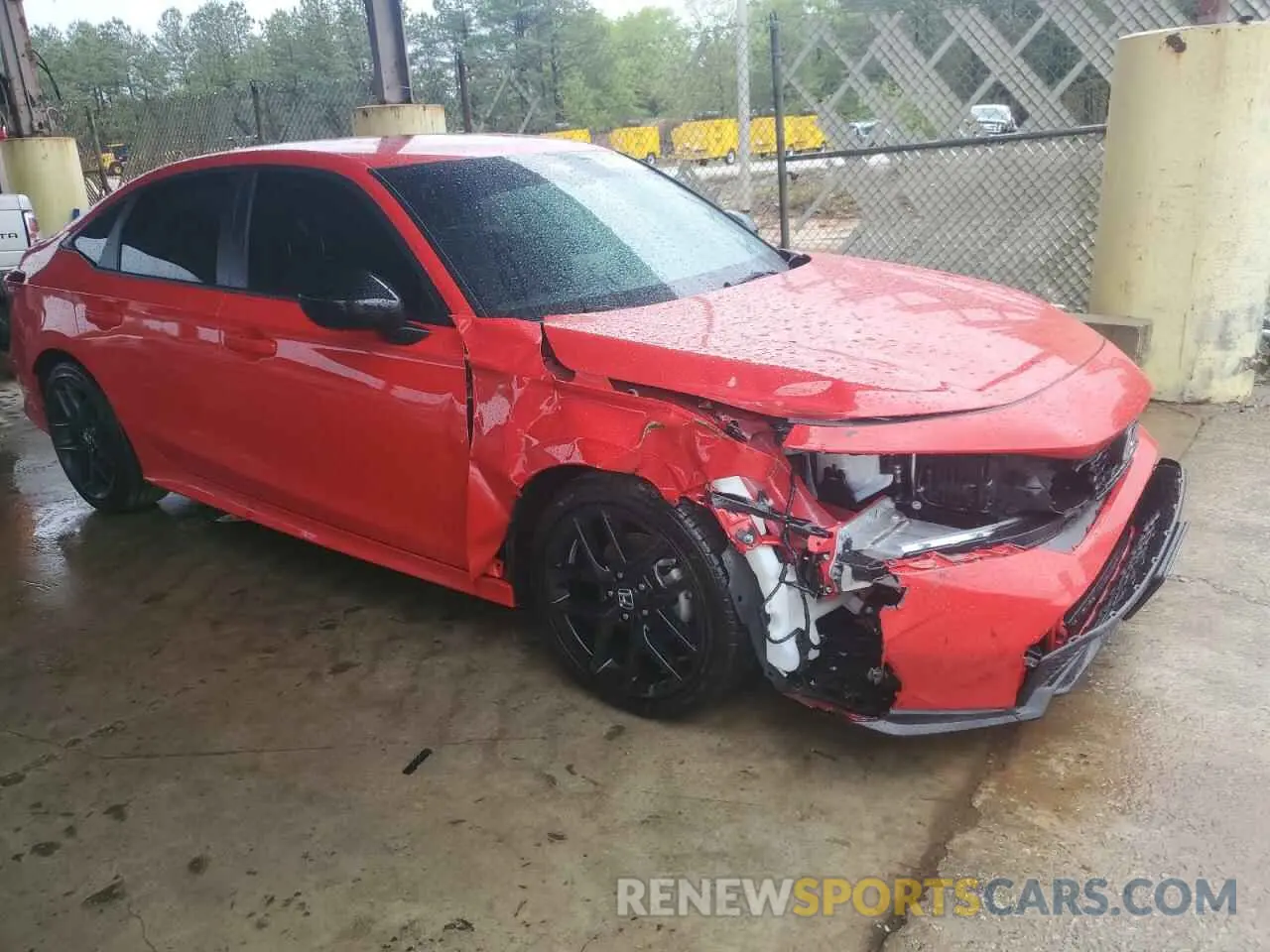 4 fotografías del automóvil dañado 2HGFE2F58SH549763 HONDA CIVIC 2025