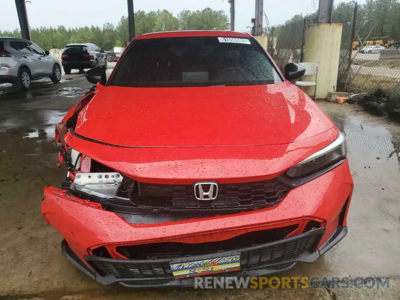 5 fotografías del automóvil dañado 2HGFE2F58SH549763 HONDA CIVIC 2025