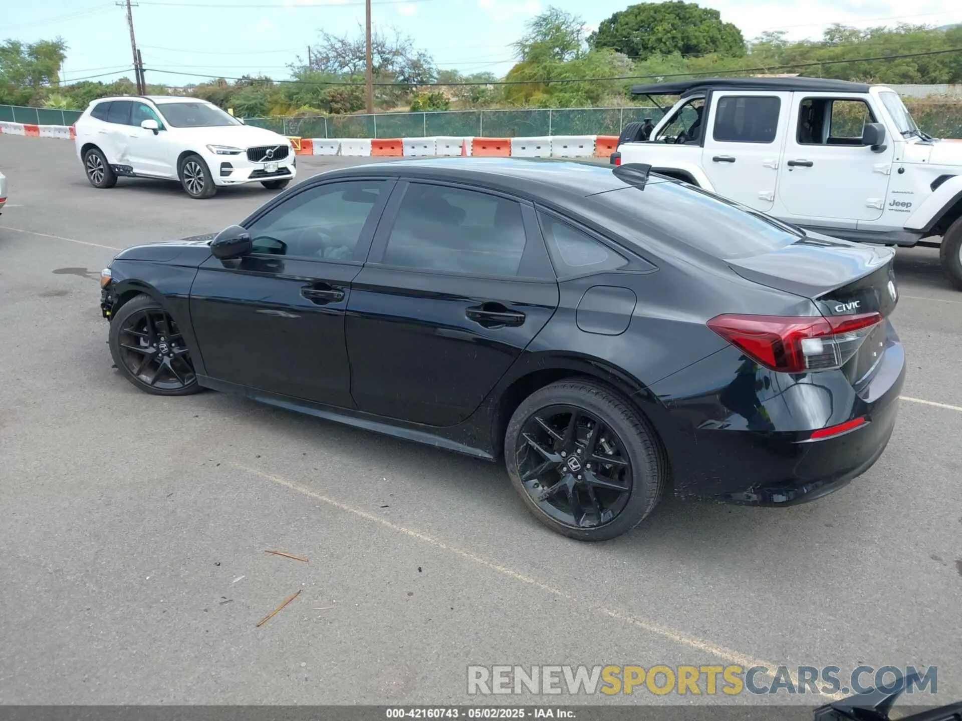 3 fotografías del automóvil dañado 2HGFE2F59SH503164 HONDA CIVIC 2025
