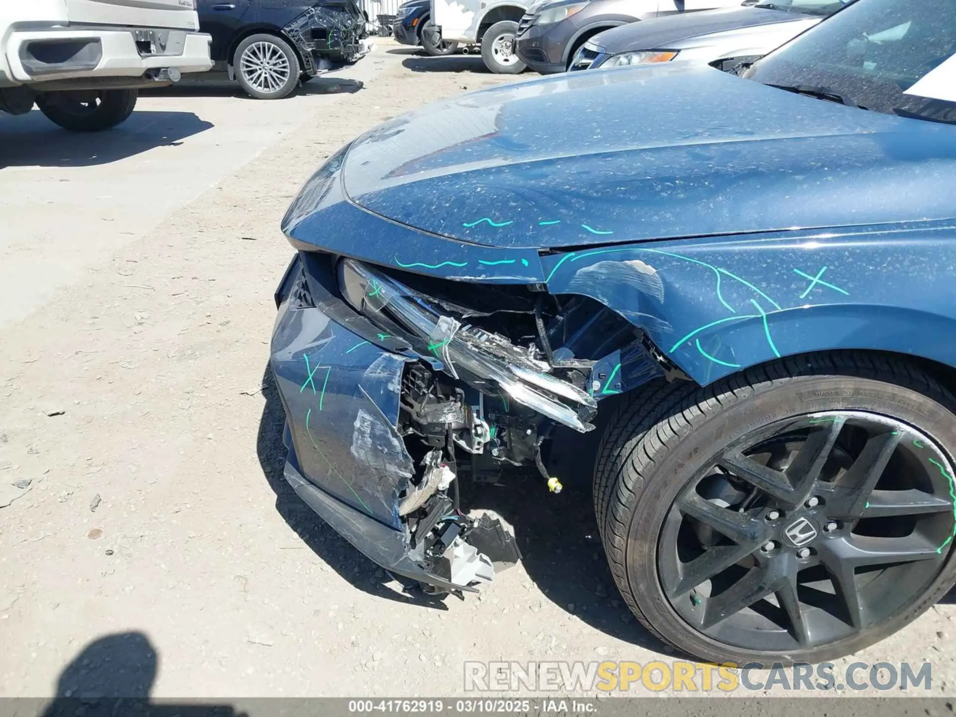 6 fotografías del automóvil dañado 2HGFE2F59SH514861 HONDA CIVIC 2025
