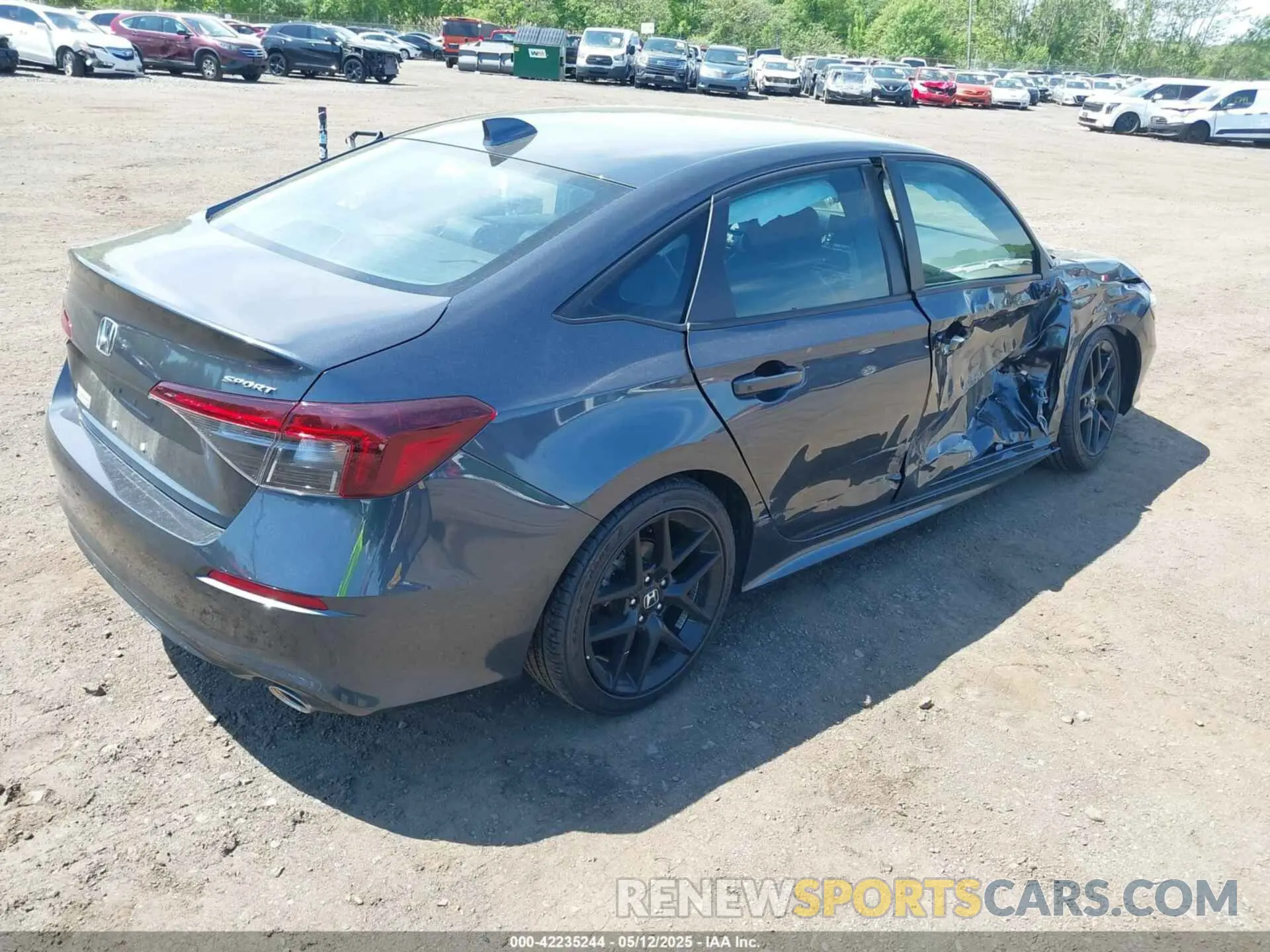 4 fotografías del automóvil dañado 2HGFE2F59SH520756 HONDA CIVIC 2025