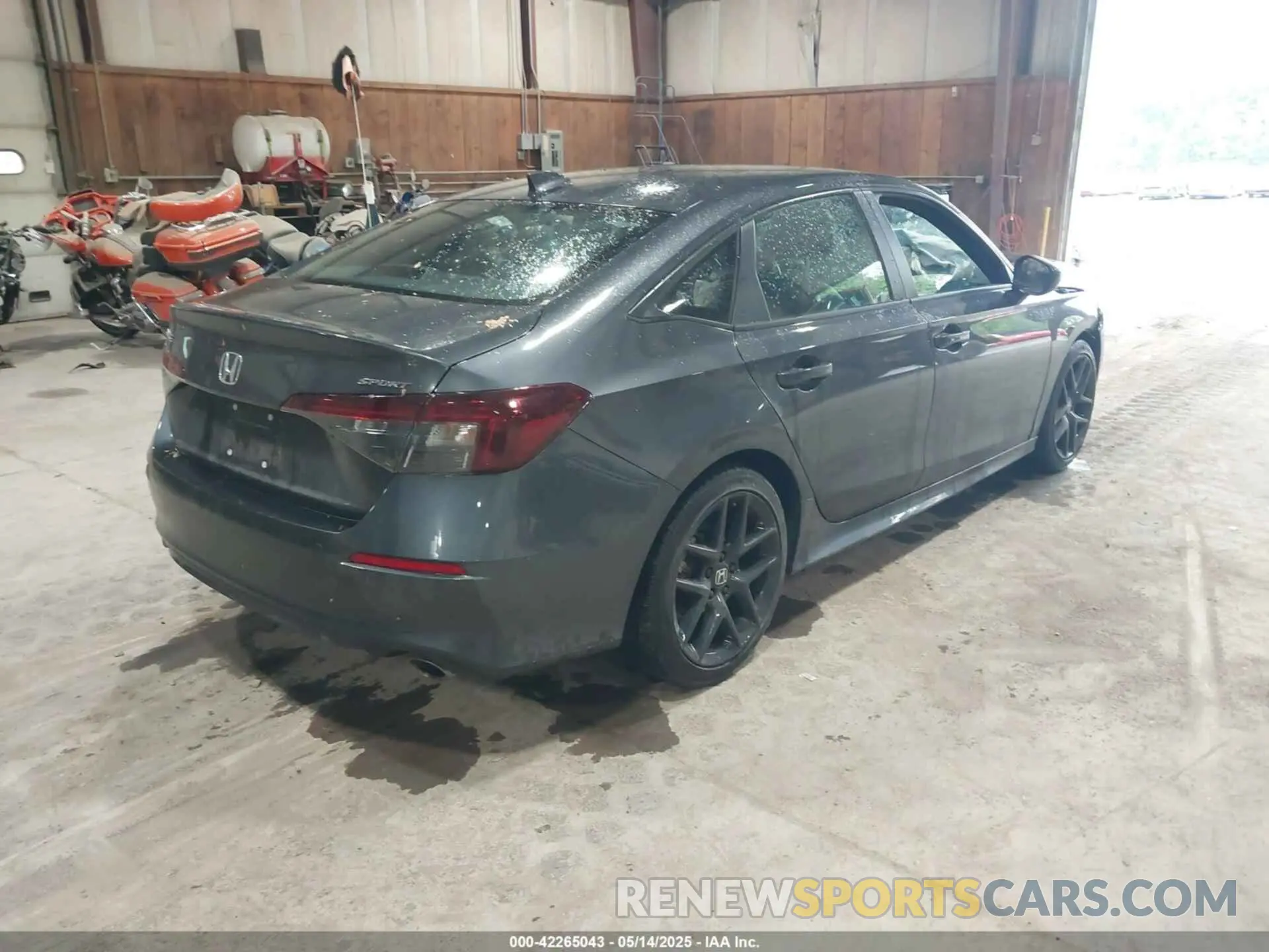 4 fotografías del automóvil dañado 2HGFE2F59SH530817 HONDA CIVIC 2025