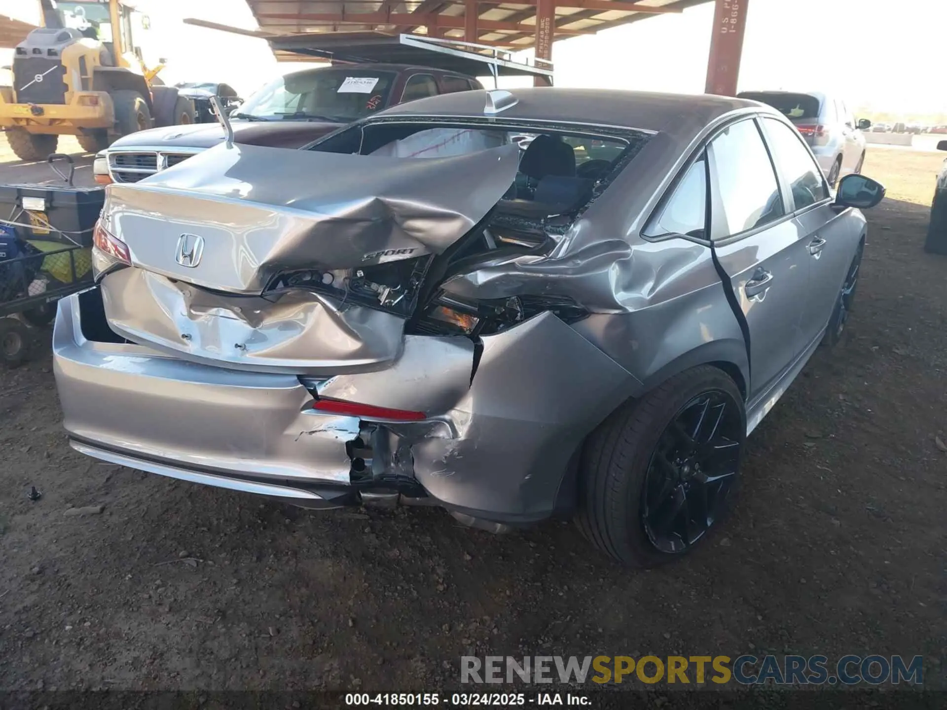 4 fotografías del automóvil dañado 2HGFE2F59SH536245 HONDA CIVIC 2025