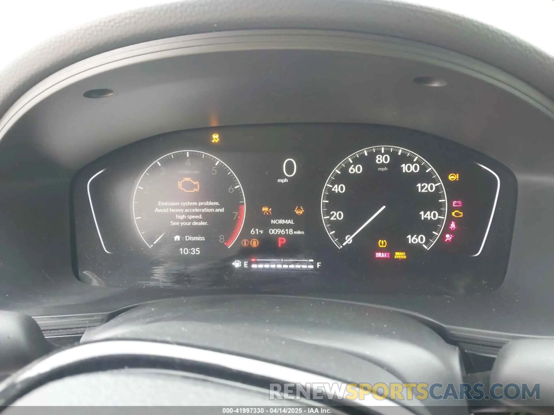 7 fotografías del automóvil dañado 2HGFE2F59SH539310 HONDA CIVIC 2025