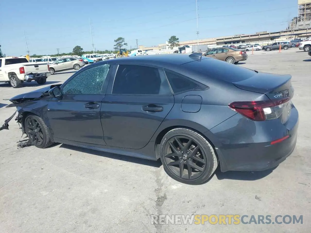 2 fotografías del automóvil dañado 2HGFE2F59SH539467 HONDA CIVIC 2025