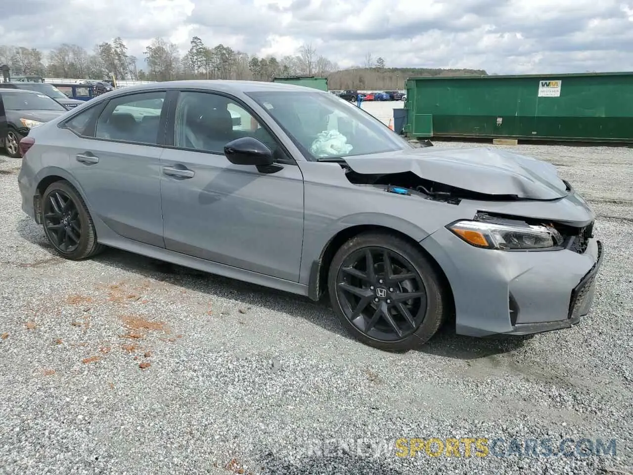 4 fotografías del automóvil dañado 2HGFE2F59SH543020 HONDA CIVIC 2025
