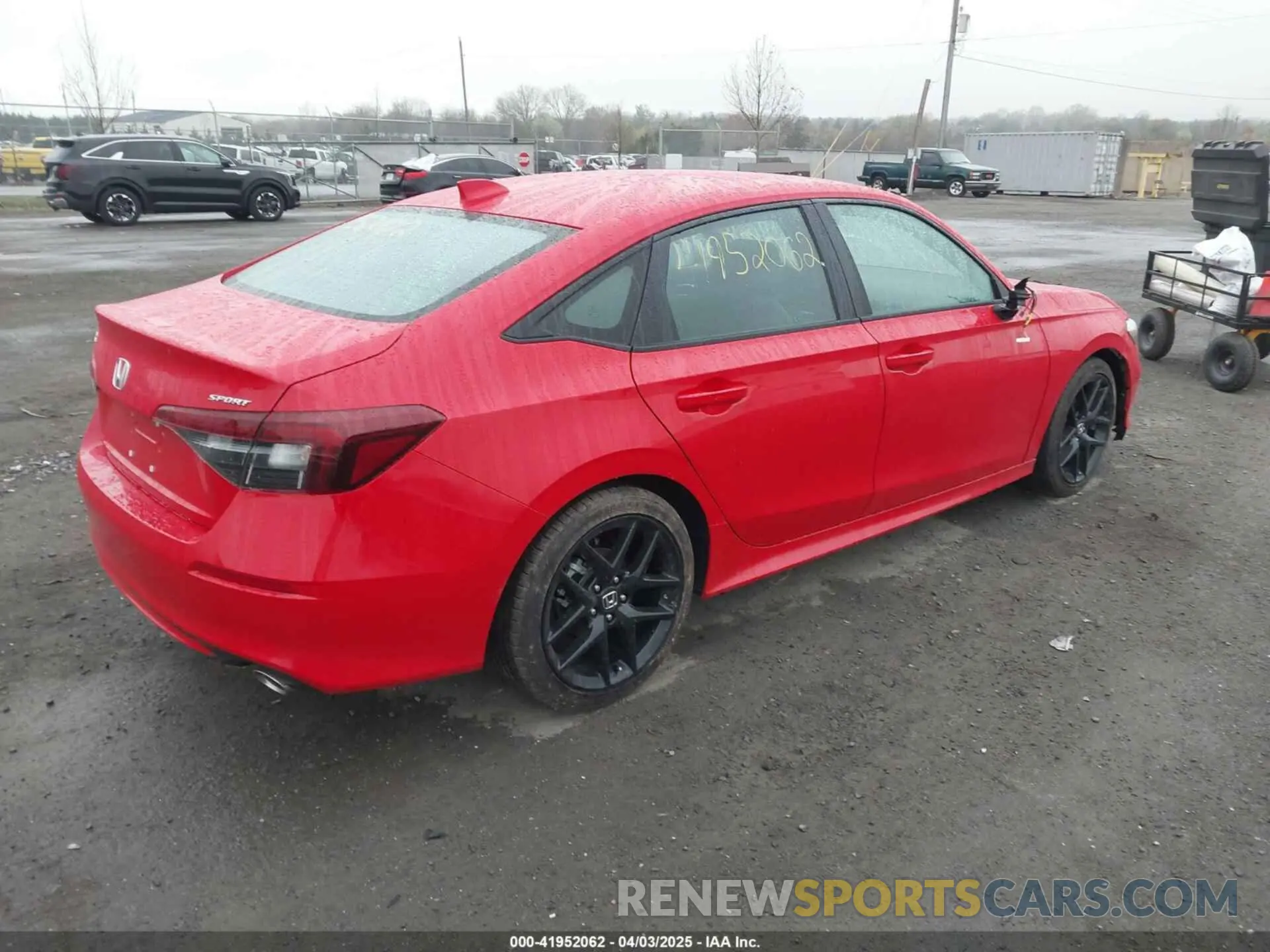 4 fotografías del automóvil dañado 2HGFE2F59SH555619 HONDA CIVIC 2025