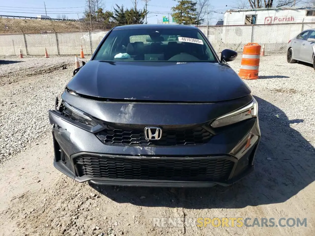 5 fotografías del automóvil dañado 2HGFE2F59SH559170 HONDA CIVIC 2025