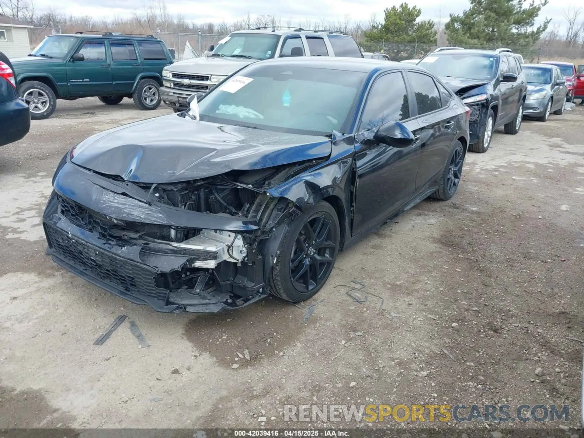 2 fotografías del automóvil dañado 2HGFE2F5XSH508552 HONDA CIVIC 2025