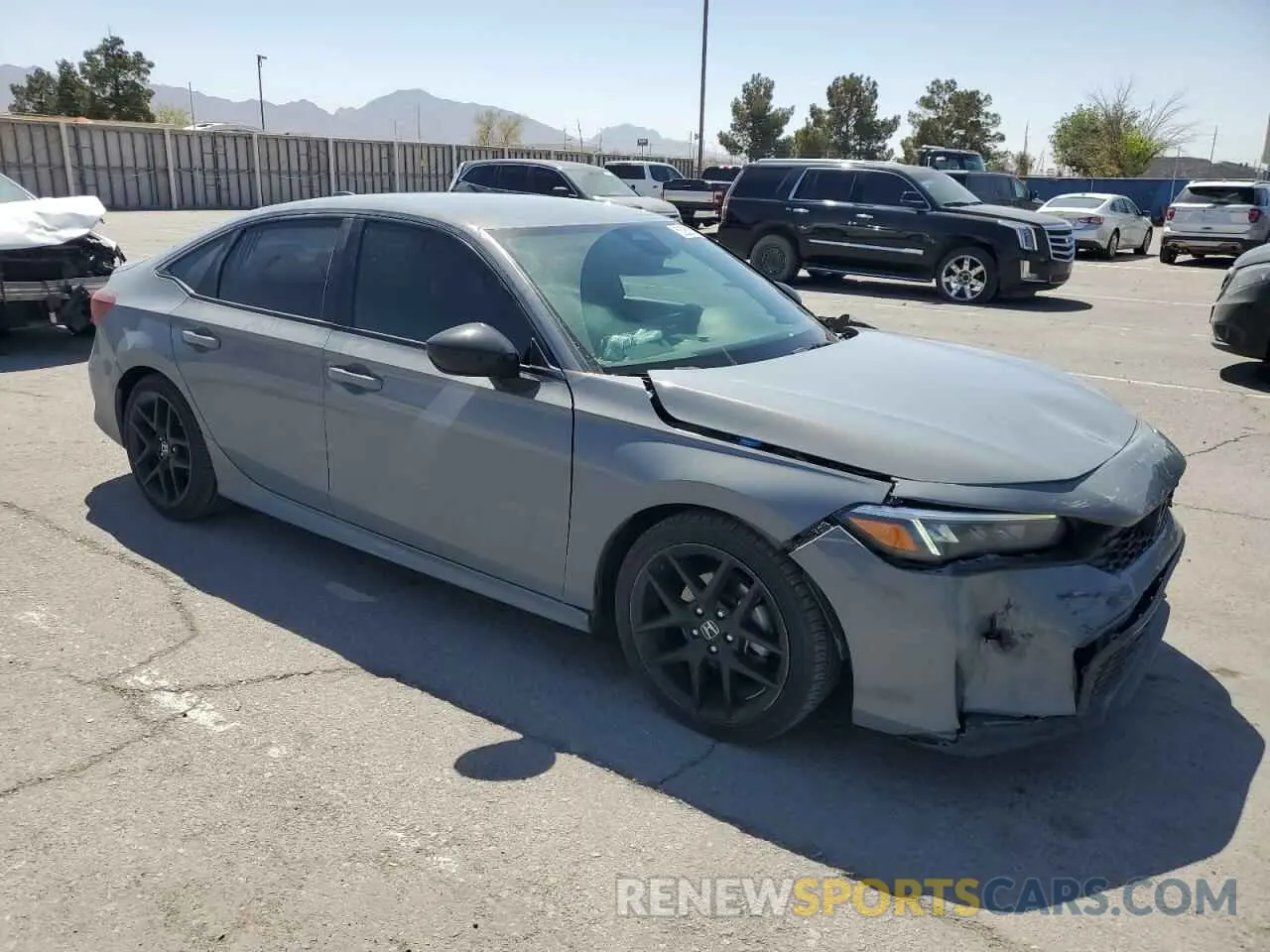 4 fotografías del automóvil dañado 2HGFE2F5XSH509264 HONDA CIVIC 2025