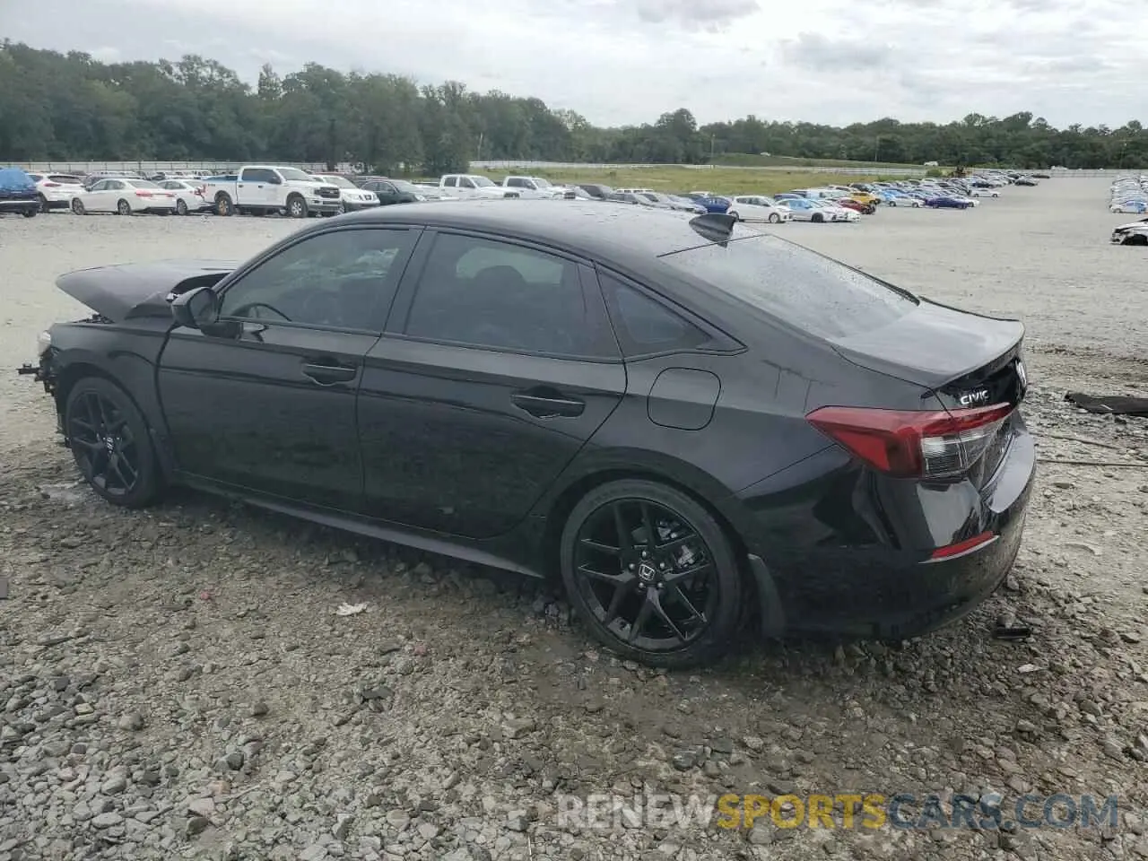 2 fotografías del automóvil dañado 2HGFE2F5XSH509832 HONDA CIVIC 2025
