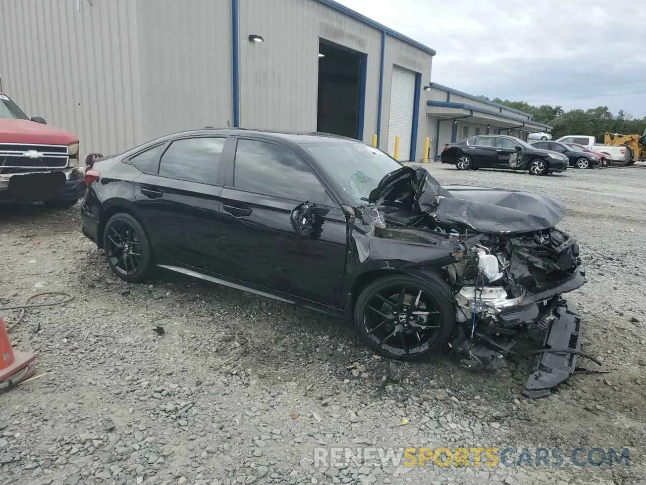 4 fotografías del automóvil dañado 2HGFE2F5XSH509832 HONDA CIVIC 2025