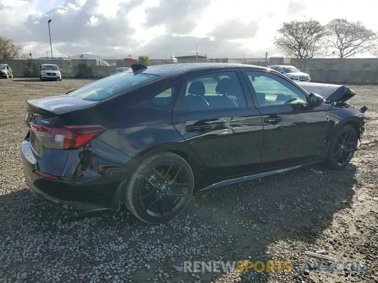 3 fotografías del automóvil dañado 2HGFE2F5XSH531510 HONDA CIVIC 2025