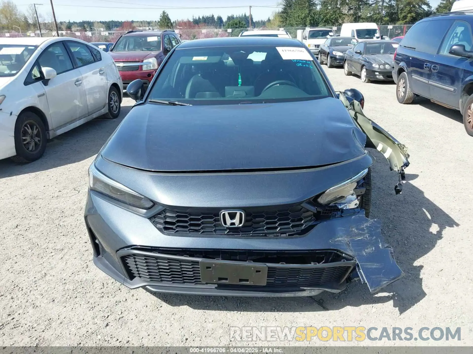 12 fotografías del automóvil dañado 2HGFE2F5XSH540935 HONDA CIVIC 2025
