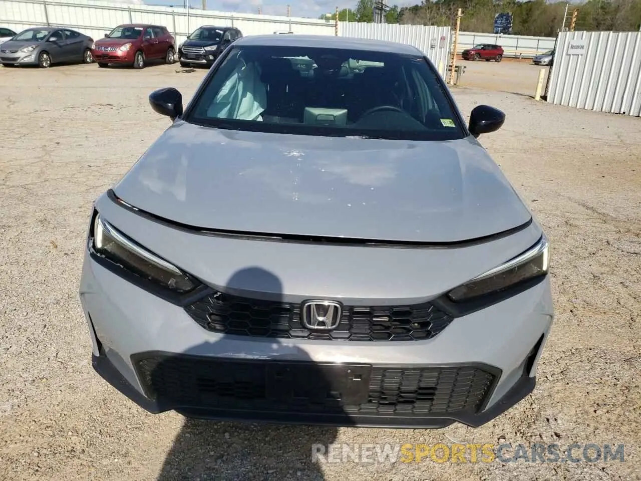 5 fotografías del automóvil dañado 2HGFE2F5XSH543768 HONDA CIVIC 2025