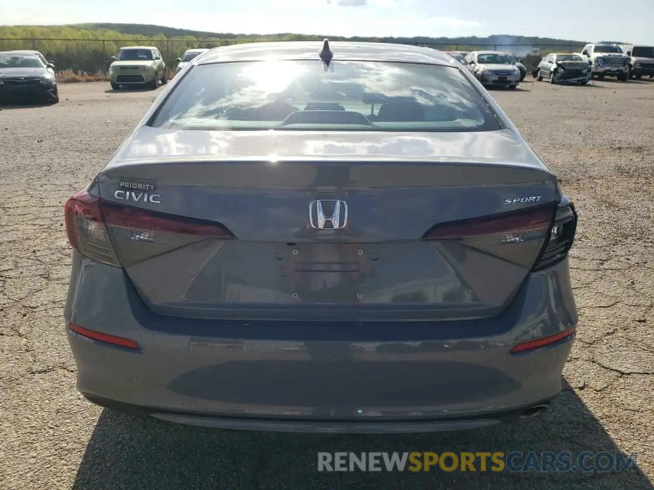 6 fotografías del automóvil dañado 2HGFE2F5XSH543768 HONDA CIVIC 2025