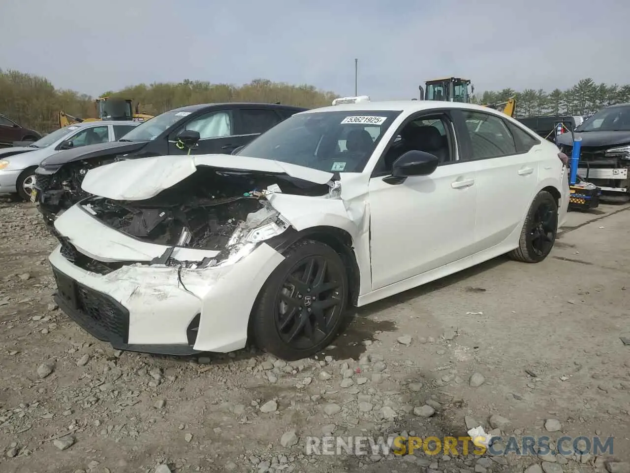1 fotografías del automóvil dañado 2HGFE2F5XSH547464 HONDA CIVIC 2025