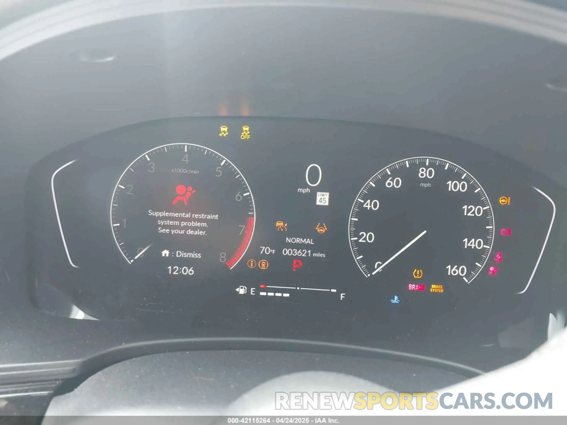 7 fotografías del automóvil dañado 2HGFE2F5XSH560117 HONDA CIVIC 2025